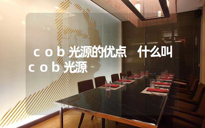 cob光源的优点 什么叫cob光源
